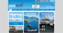 Desktop Screenshot of idealrent.si